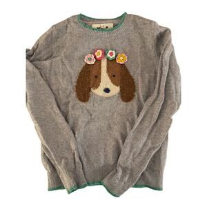 Mini Boden dog grey sweater size 8/9